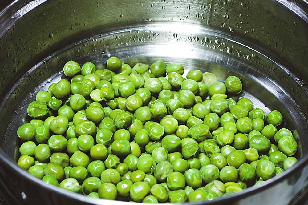 steam peas