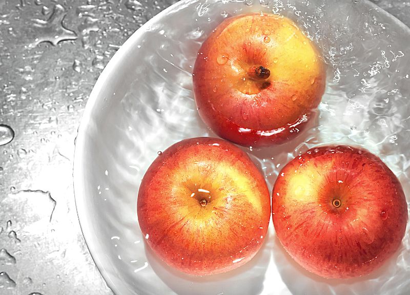Prepare Apples for steaming