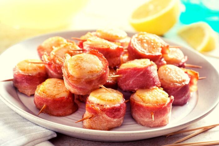 How To Cook Bacon-Wrapped Scallops In An Air Fryer